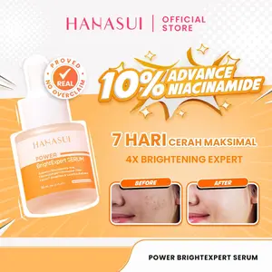 HANASUI Power Serum BRIGHT EXPERT | Acne | Bakuchiol | Barrier | Peeling Serum |  BPOM