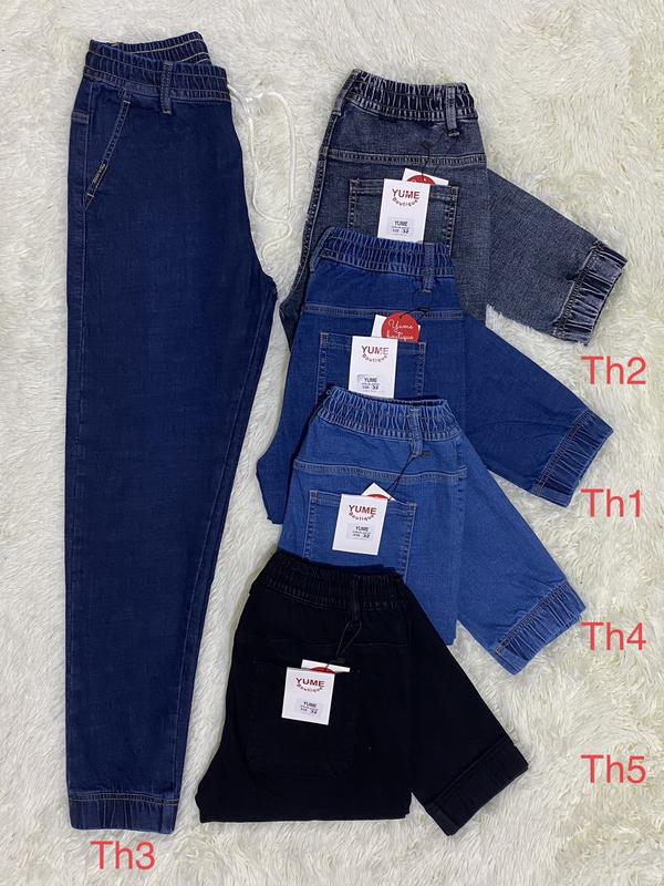 Quần Jean Lưng thun YUME JEAN BIGSIZE  Có size từ 30-44 cho người 120kg trở lại [FREESHIP Khi Mua Hàng] Vải dày và co giãn 6