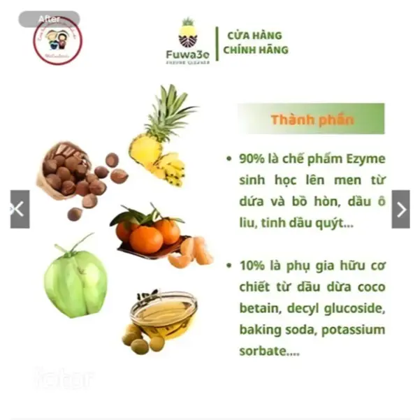Nước rửa tay hữu cơ Fuwa3 Hương tinh dầu quýt tự nhiên Giúp sạch khuẩn, mềm da tay-An toàn cho da tay bé_300ML 1