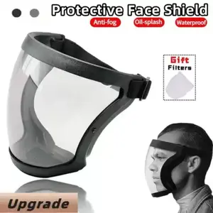 [UV400]Protective Face Shield Anti-Fog/Kacamata Pelindung Kerja Face Shield Safety/Protection for Adults Reusable/Muka Masker Pertanian