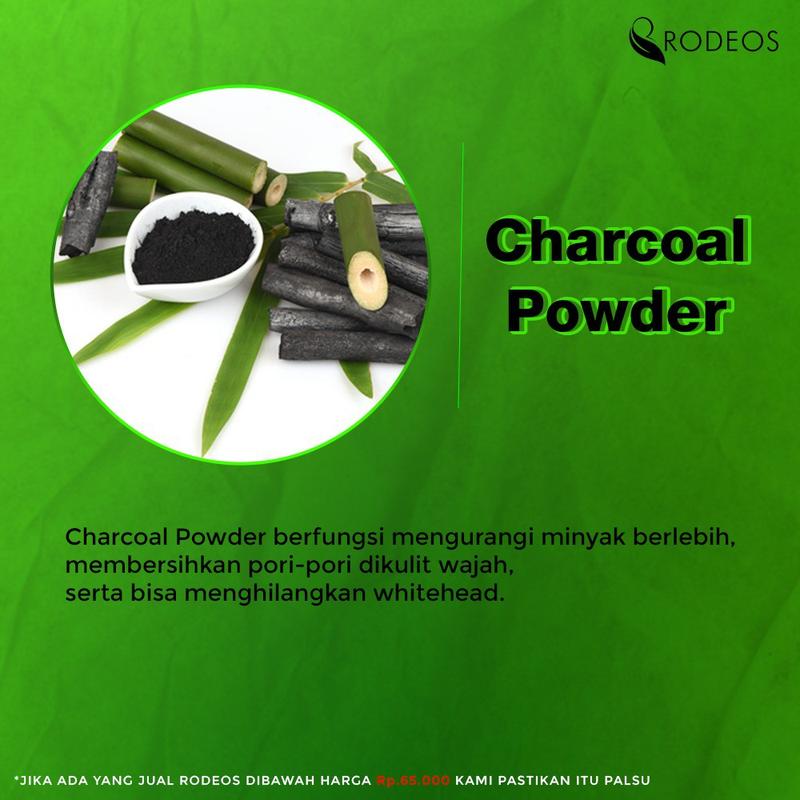 RODEOS Charcoal Soap 80gr - Sabun Wajah Pria Penghilang Jerawat , Minyak Berlebih, Kusam & Komedo 5
