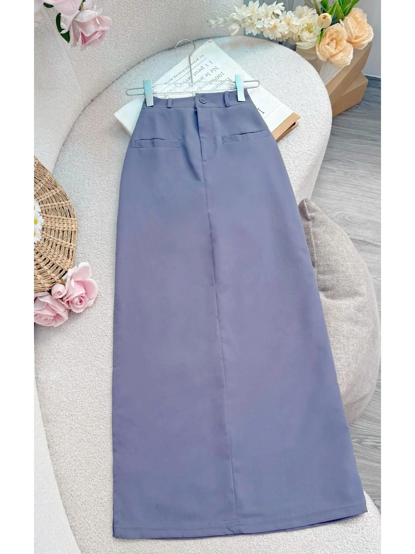 Váy Cotton Hàn Dáng Suông Thiết Kế TuTu Store Phù Hợp Đi Làm Dành Cho Nữ - Mã VS551