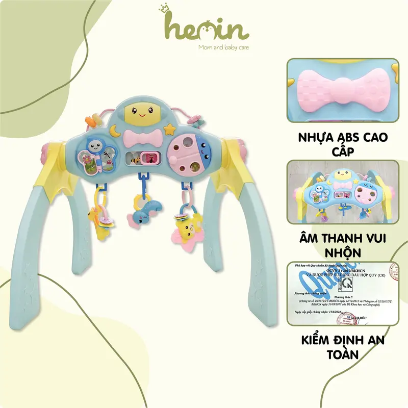 Kệ chữ A Umoo cao cấp, âm nhạc vui nhộn kích thích bé vận động, kiểm định an toàn cho bé 0
