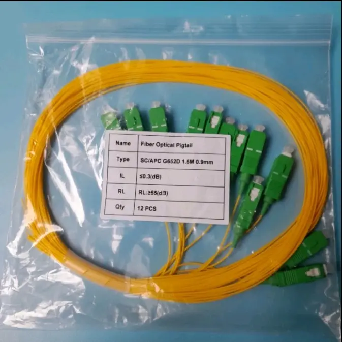 pigtail FIBER OPTIC SC APC 0,9mm 2