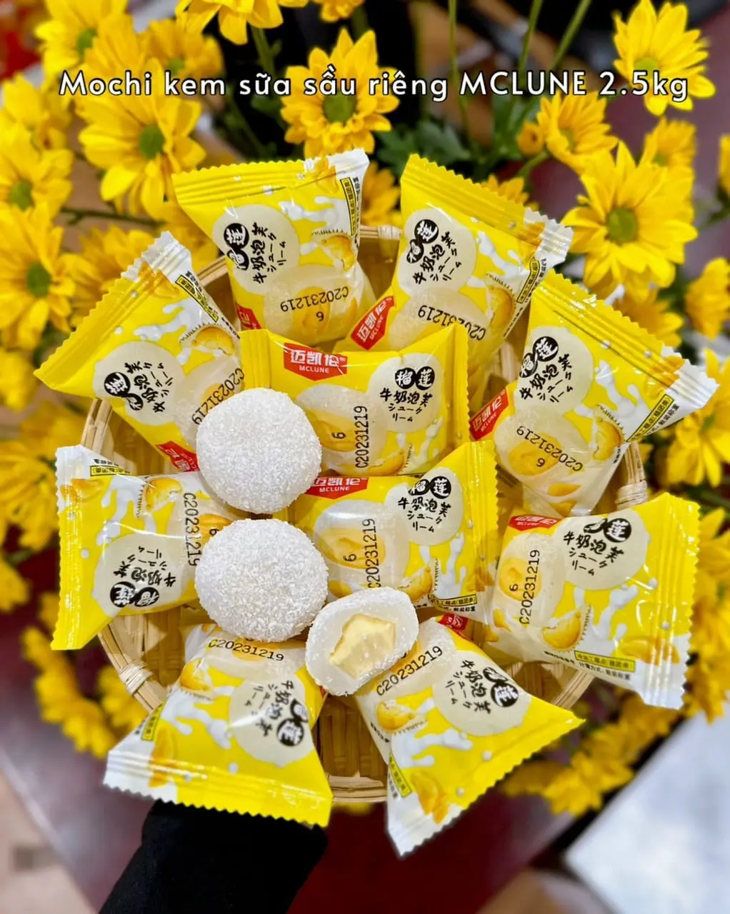 Bánh Mochi Đài Loan nhân kem sữa