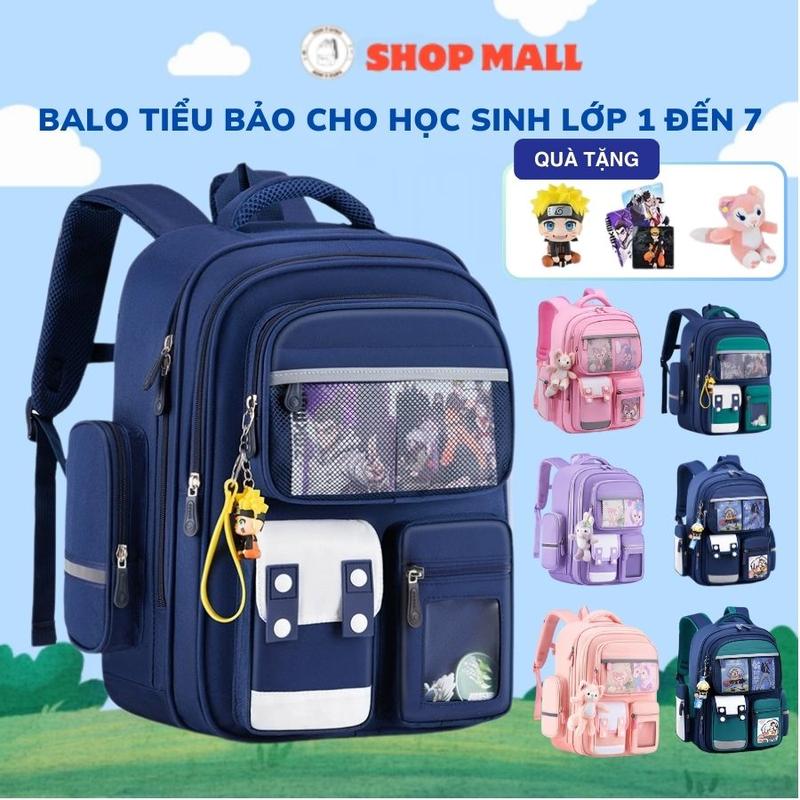 Balo chống gù balo cặp chống nước cho bé trai bé gái cặp học sinh tiểu học Như Ý Shop siêu nhẹ chỉ 600 grm hoc