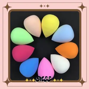 MSS -(COD)Beauty Spons Blender Tear Drop Egg Spons Make Up Colorfull Sponge Telur Alat Kosmetik Spons Telor Spons Make Up Rias Wajah Lembut (beli lokal)