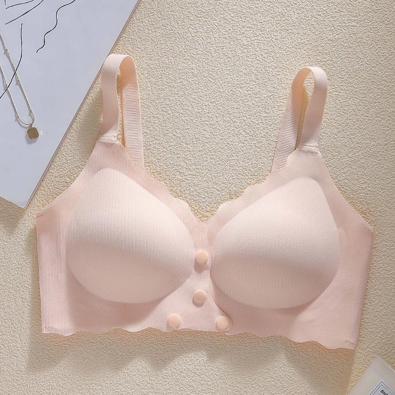 Áo Lót Bra Larosa Mẫu Mới 2025 Cho Bầu Và Sau Sinh Chất Liệu Su Tăm Không Đường May Có Cúc Mở Thuận Tiện Bé Ti LA126A