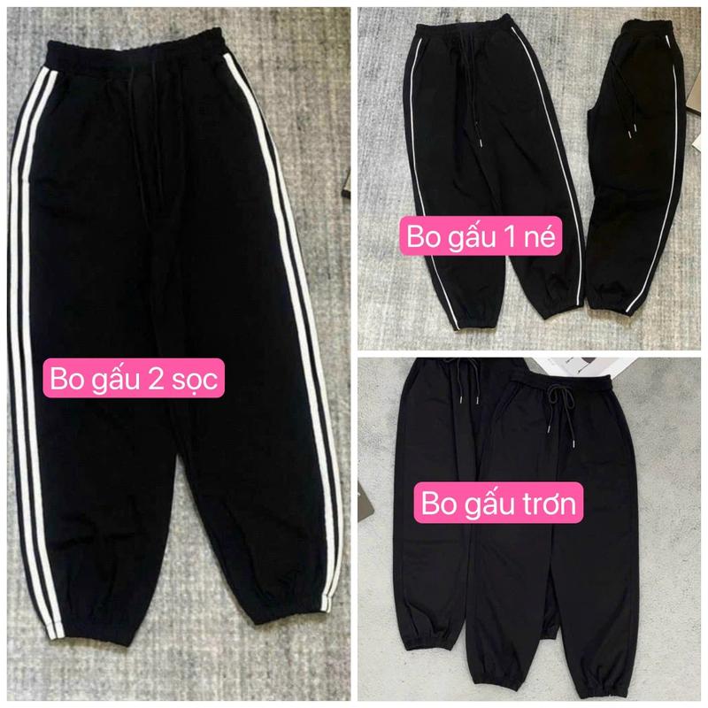 (BIGSIZE 95KG) Quần JOGGER Bo Chun Mẫu Mới Chất Umi Hàn Co giãn Che Khuyết Điểm Unisex Sport Tập Thể Dục Yoga Tập Yoga
