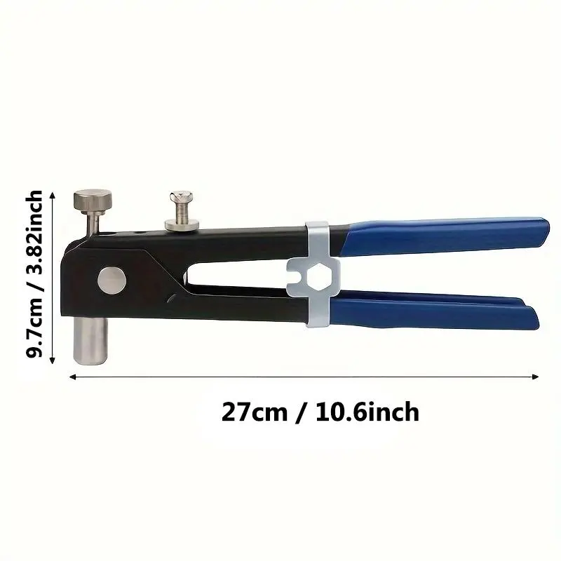 M3/M4/M5/M6/M8 Nut & Rivet Gun with 5 Type Converters, Hand Rivet Nut Tool, Hand Riveter, Professional Hand Tool for Home & Office 1