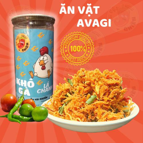 Khô gà lá chanh xé cay 300g - Food Thức Ăn