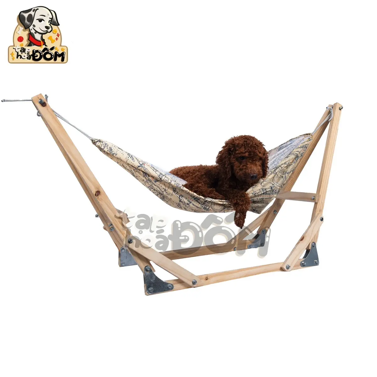 Võng cho chó mèo , Size L , mẫu truyền thống , tặng kèm võng nằm , có thể xếp gọn thuận tiện , chắc chắn , gọn nhẹ