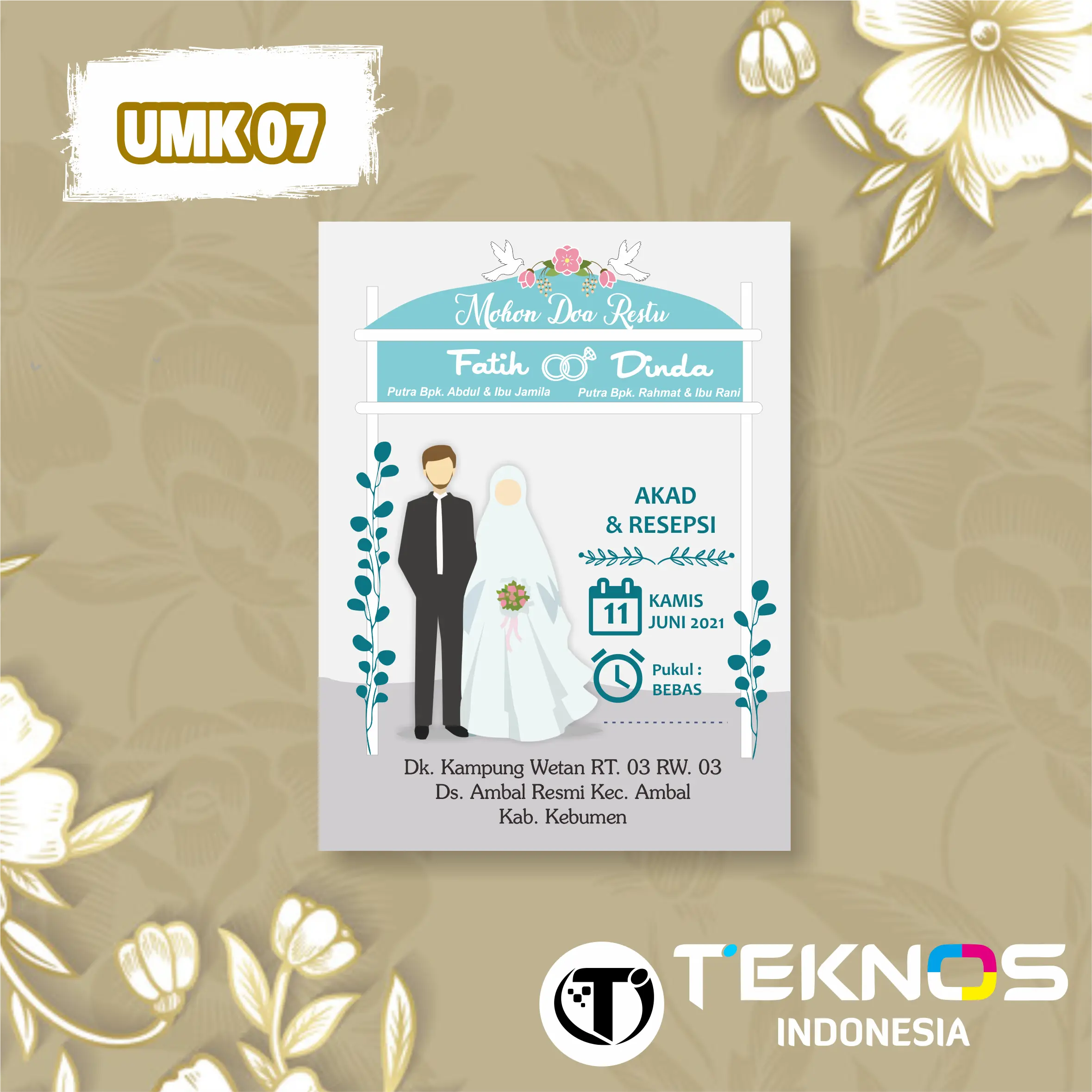 [50 PCS] UNDANGAN MINI KOPI BAHAN BRIEF CARD - UNDANGAN UNIK MINIMALIS ...