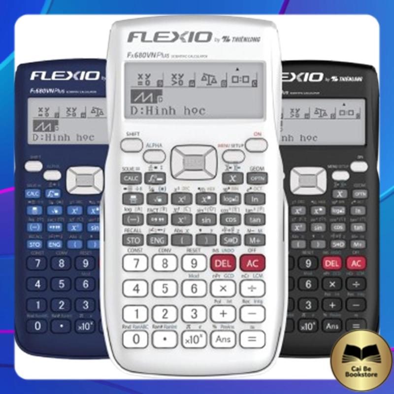 [Chính hãng] Máy tính khoa học Thiên Long Flexio Fx680VN Plus -  Nhà Sách Cái Bè CH3
