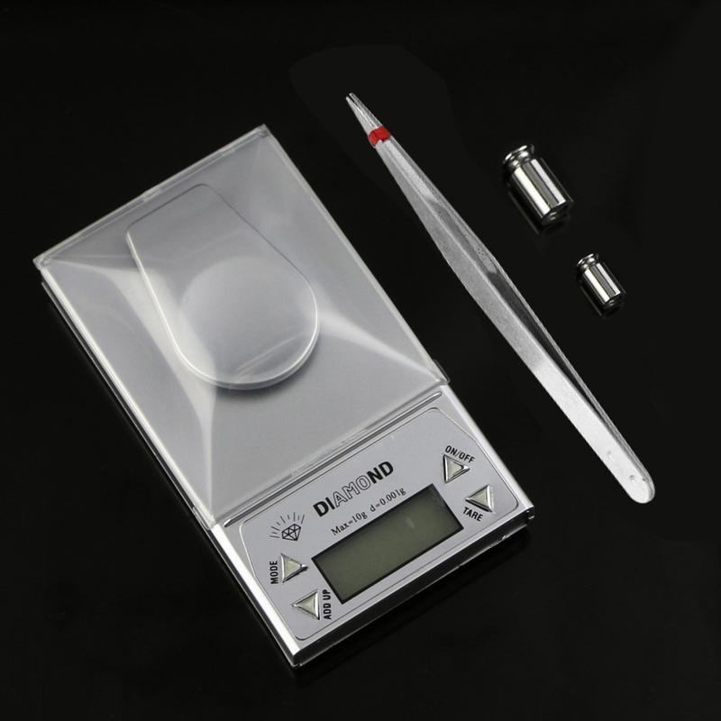 10g/0.001g Milligram Precision Digital Jewelry Diamond Scale Weight Balance Gram 0