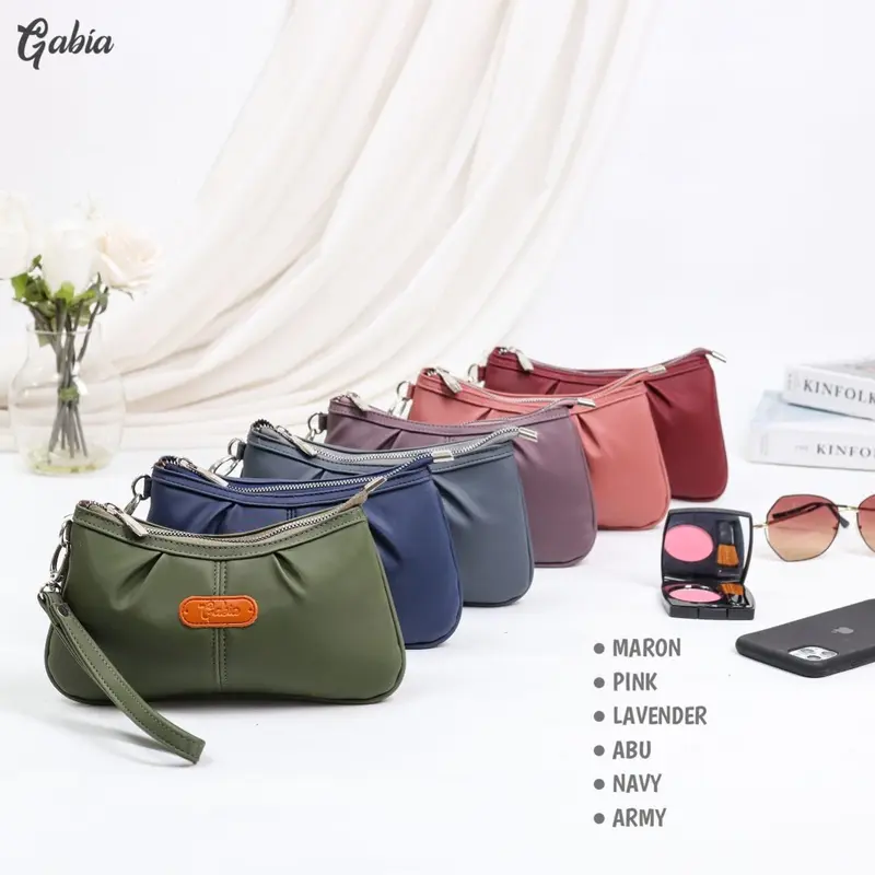 Meira Pouch By Gabis / Pouch Chocoly waterproof Casual Wanita 0