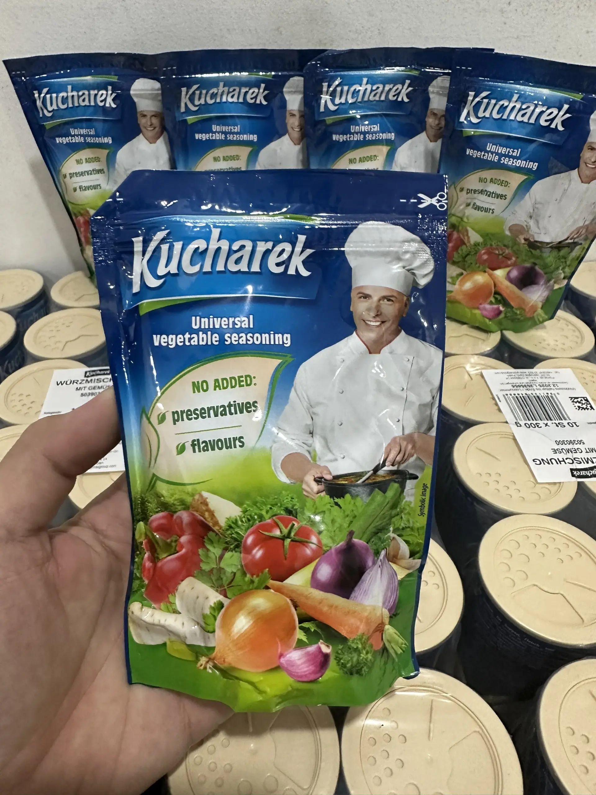 XẢ DATE 12/2025 - Hạt Nêm Rau Củ Kucharek Túi 200g Hàng Đức