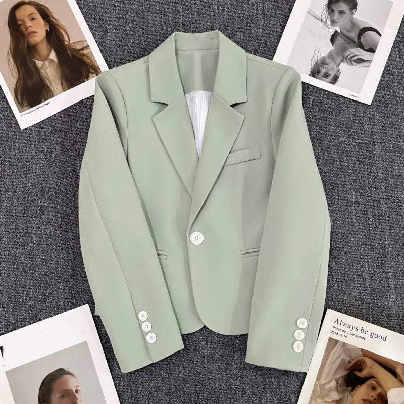 Áo Blazer áo vest dáng lửng táy dài đứng form túi ngang 2 lớp, có đệm vai chuẩn đẹp thời trang Top Nữ