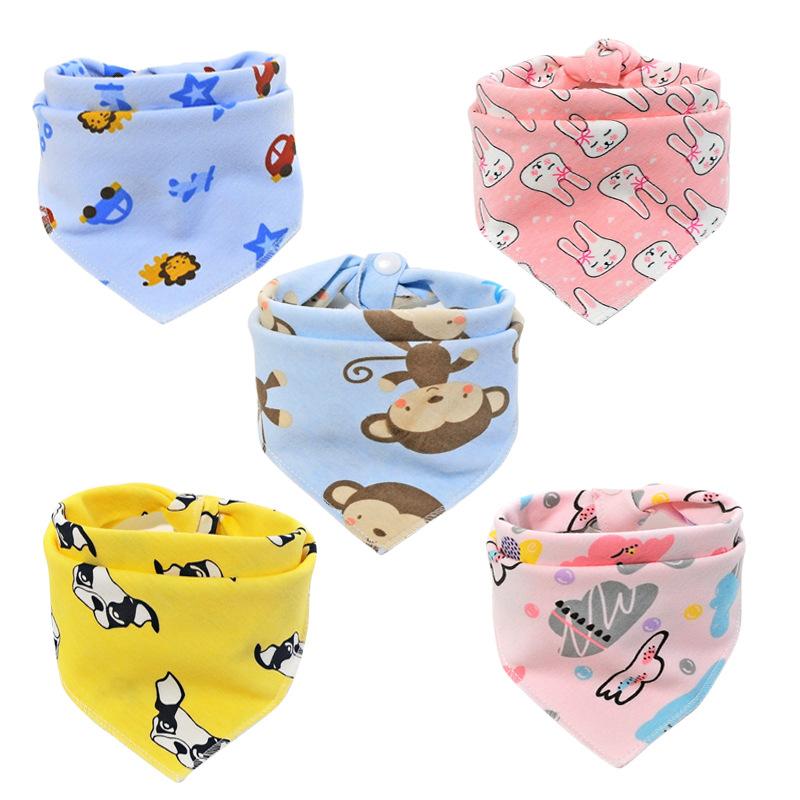 Product Introduction of Baby Bibs 100% Cotton for Boys & Girls Super Cartoon Soft Absorbent Feeding Bibs Newborn Bib Baby burp cloths 16