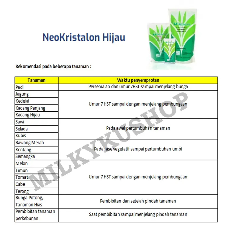 PUPUK NEO KRISTALON HIJAU 400 GRAM KEMASAN PABRIK PAK TANI 3