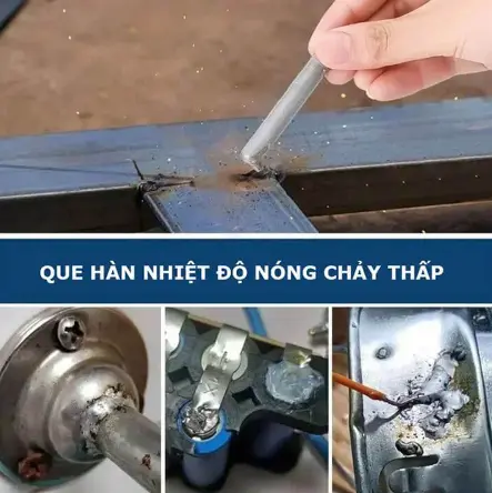 Dải hàn nhôm dễ tan chảy / 3 /6/9 thanh hàn nhiệt độ thấp / cao / không cần hàn Dụng cụ hàn tiện lợi / Que hàn không gỉ Que hàn 7