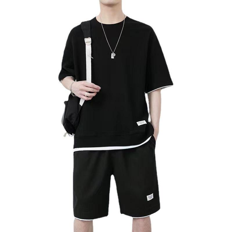 Bộ Quần Áo Thể Thao Nam Phối Layer Thời Trang Vải Tổ Ong Thoáng Mát J7