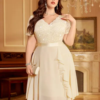 Plus Size Semi Formal Wedding Guest Dresses Talisea Plus Size