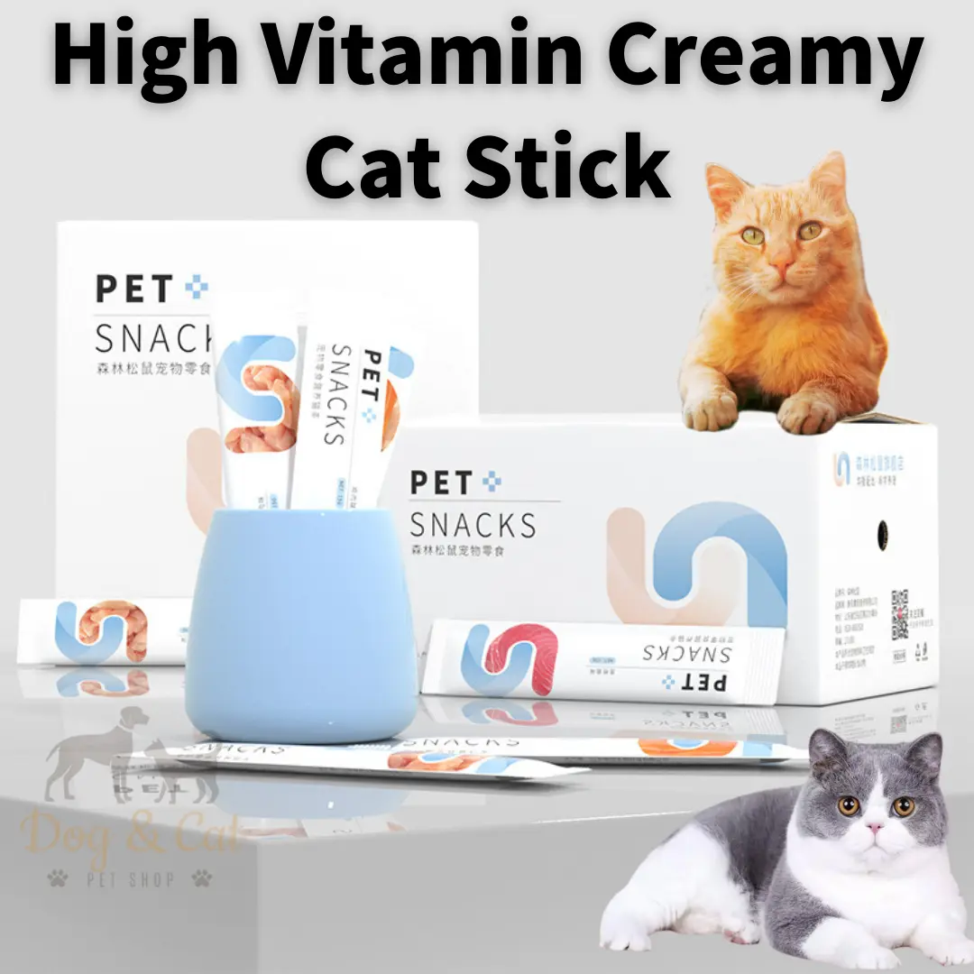 High Vitamin Creamy Cat Treat Cat Snack Cat Stick Cat Food With Vitamin A,B & D Makanan Kucing Snek Kucing