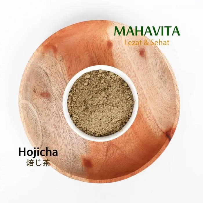 Mahavita Hojicha roasted matcha bubuk teh sangrai jepang grade Barista - 100gr 3