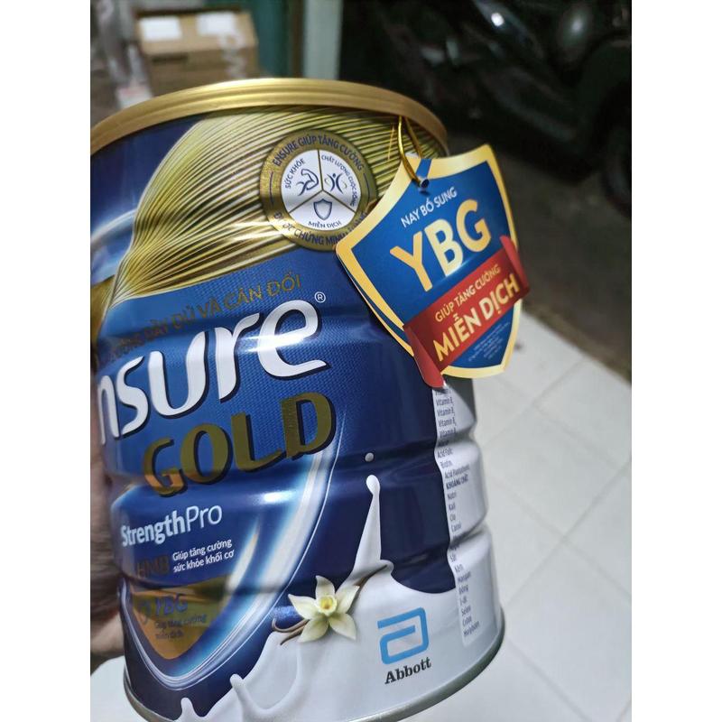 [Date 2026] Sữa bột Abbott Ensure Gold Vani 800gr  Canxi 7