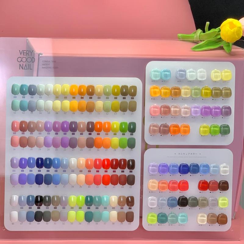 [TẶNG BASE+ TOP] SET Sơn Gel Very Good Nail 60 Màu Nắp Vàng Dài. (TẶNG Bảng Màu + TOP+ BASE)