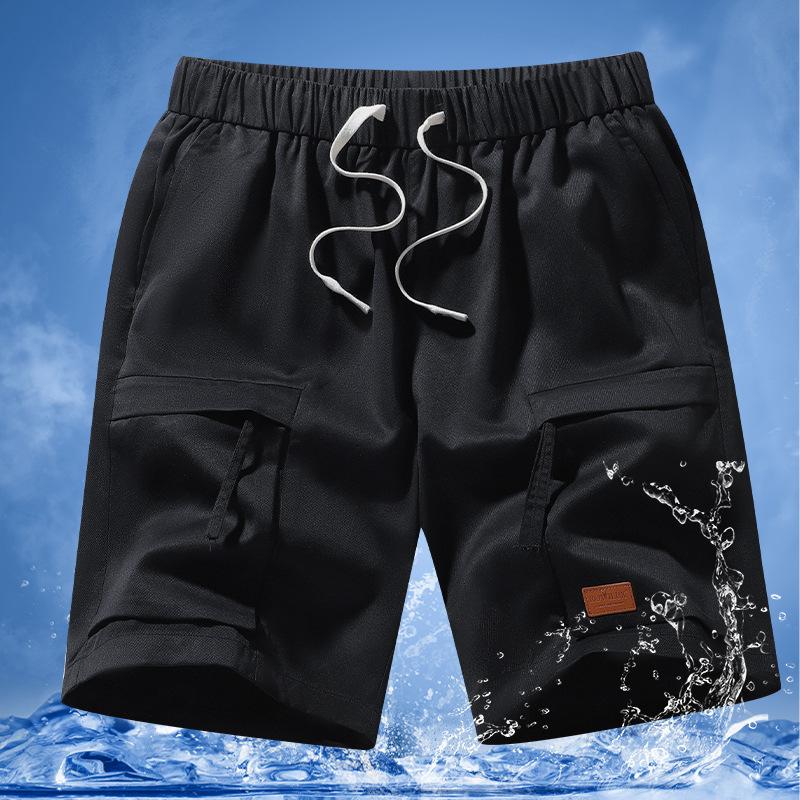 2025 Summer Men's Lightweight Ice Silk Shorts - Breathable Quick-Dry Casual Athletic Cargo Shorts (Plus Size) 2
