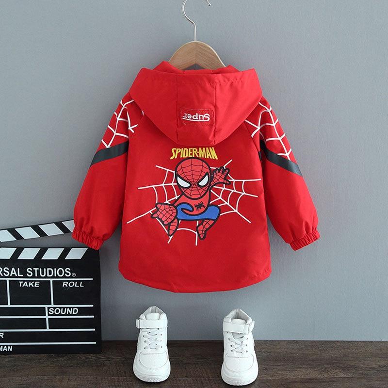 Áo Khoác Gió Lót Lưới In Hình Siêu Nhân Người Nhện Cho bé từ 10-35kg. Áo khoác gió cho bé siêu xinh Sóc Kids1 áo khoác