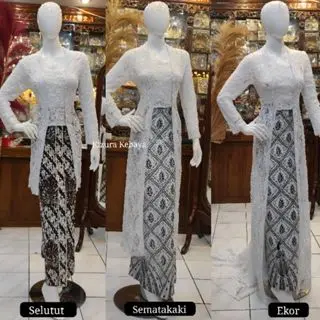 Kebaya Kutubaru Pengantin Berpayet