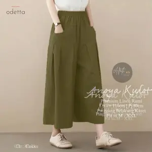 Kulot Panjang Payung Bahan Katun Cigaret Tebal KULOT ANOYA