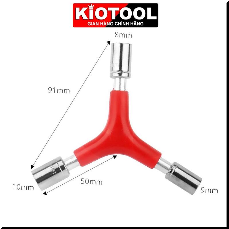 Bộ tuýp khẩu sửa chữa xe đạp chữ Y Kiotool 8 9 10 mm
