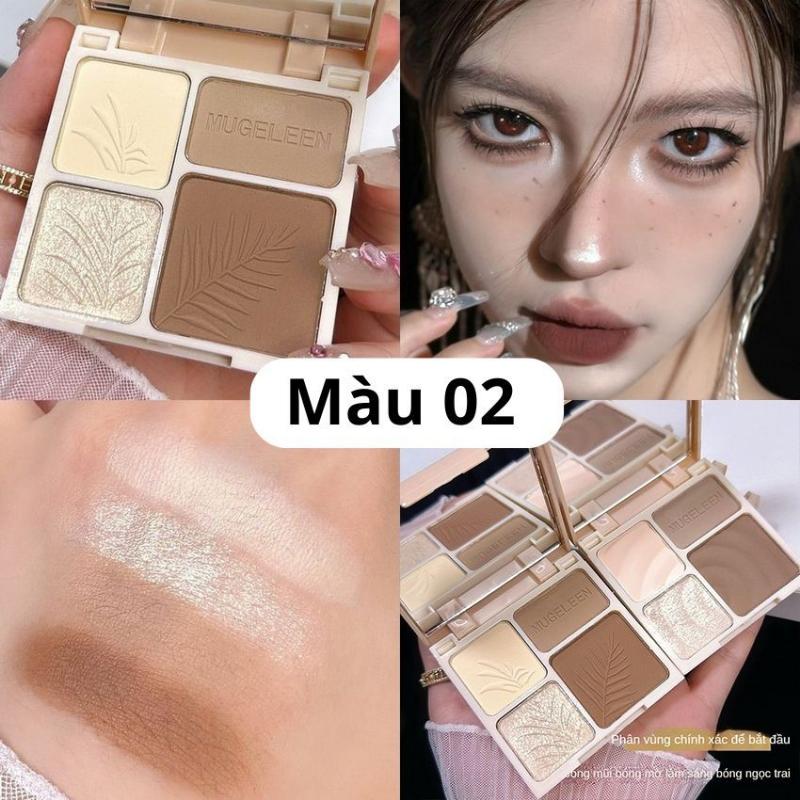 Product Introduction of Bảng Phấn Bắt Sáng Tạo Khối 3D Bảng Phấn Trang Điểm Makeup Highlight Phấn Khối 4 Màu Lâu Trôi Chống Thấm Nước DANA 18
