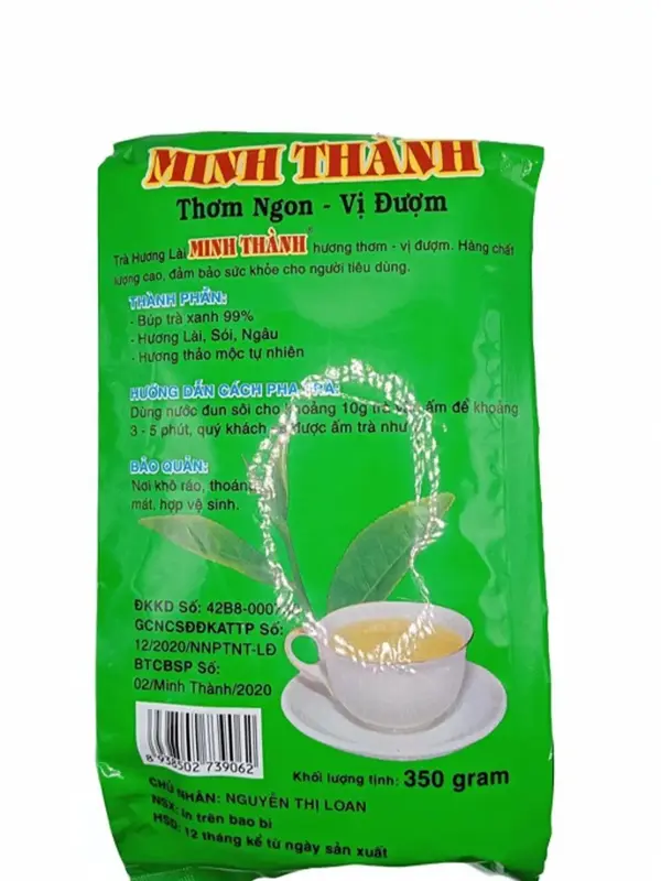 01 Gói Lớn Trà Lài Minh Thành (350gr) Nước Trà Tea Chè 1