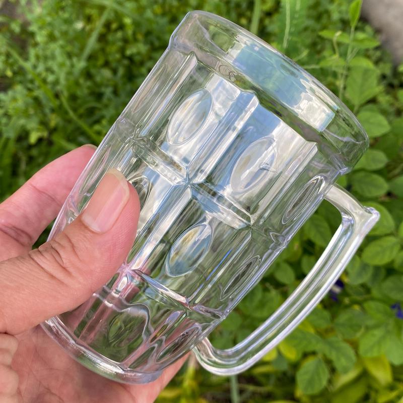 Bộ 6 ly nhựa mica cao cấp, trong suốt, có quai, dùng uống bia, nước ngọt tại gia đình, quán ăn tiện lợi, quán nhậu, đám tiệc - Như Ý Company 4