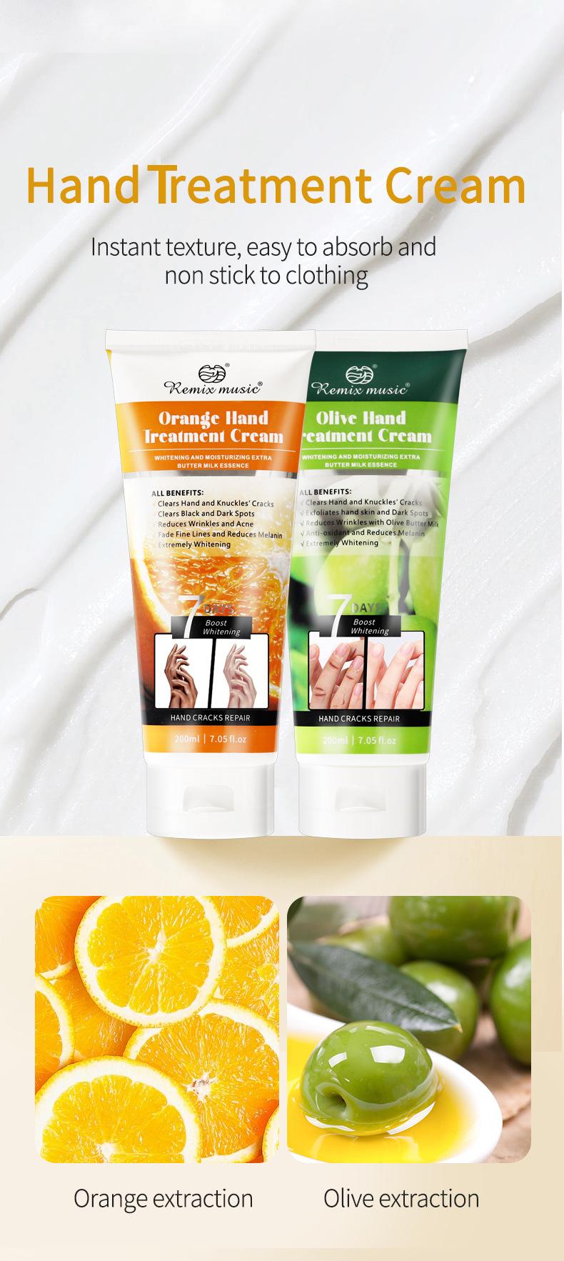 Product Introduction of Hand Cream Foot Cream Exfoliating Brightening Repair Cosmetics 5