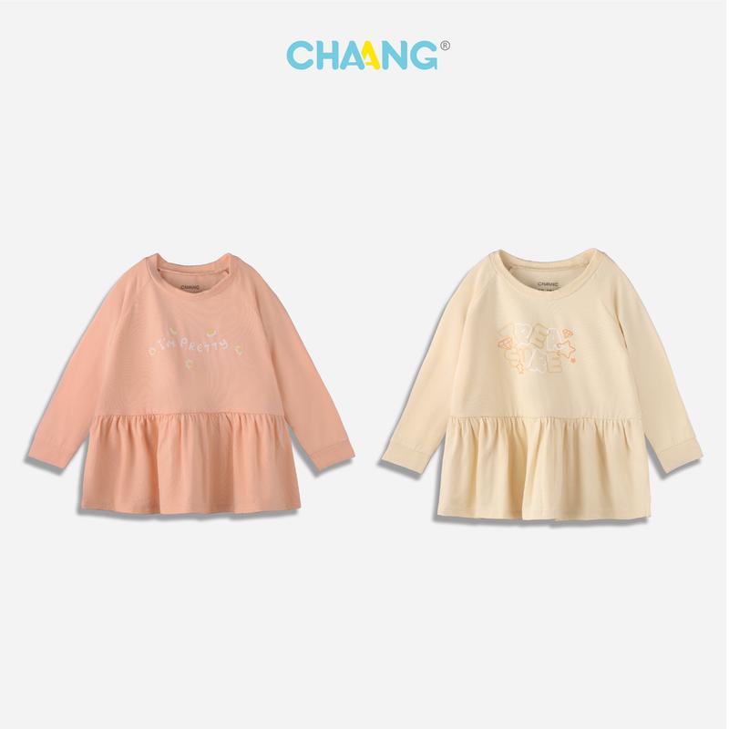 [CHAANG X KOC] Áo dài tay babydoll bé gái Treasure Chaang