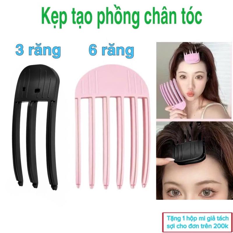 Kẹp tạo phồng chân tóc lược làm phồng chân tóc hot trend phong cách Hàn Quốc