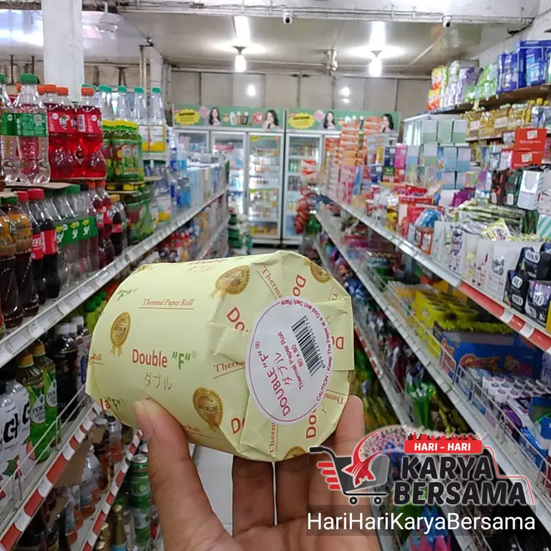 DOUBLE "F" KERTAS STRUK KASIR THERMAL PAPER ROLL 80MM X 80MM 2