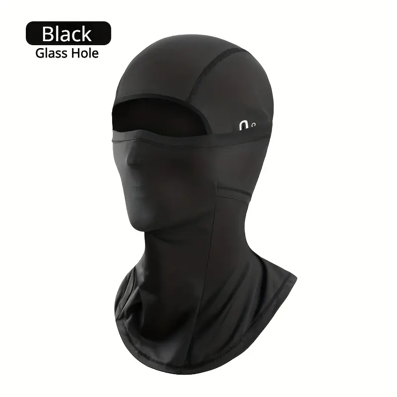 [1pc Windproof Balaclava Hat Cycling] 1pc Ice Silk Windproof Balaclava Hat for Cycling and Motorcycle Riding - Sunscreen and Cooling Neck Cover for Men and Women 5