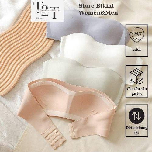 Áo Lót Nữ Su Quả Ngang Hở Lưng Nâng Ngực Không Gọng Chống Tụt Tạo Khe Cao Cấp 4033.