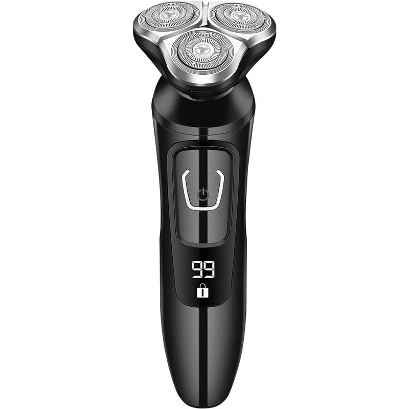 Electric Razor Gray Electric Razor for Men, Rechargeable Electric Shaver, Wet Dry - TikTok Shop