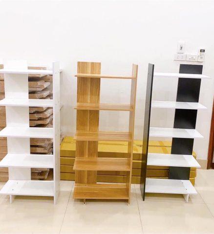 Giá Kệ Góc Tường 5 Tầng 1m2x15x34 Gỗ MDF Lắp Ghép Tiện Ích Kitchen
