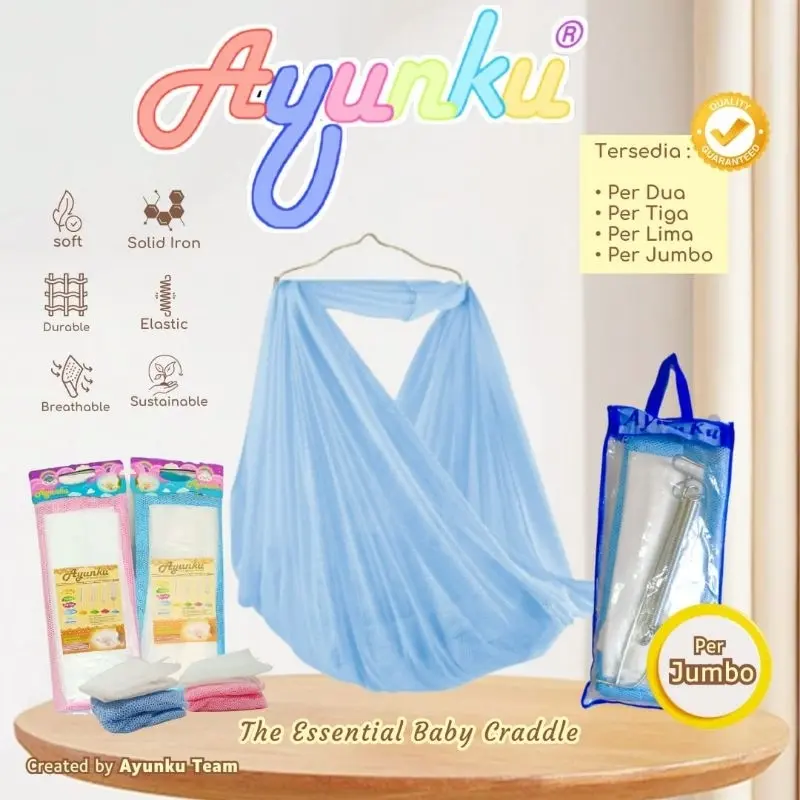 Ayunan Bayi PER Jumbo AYUNKU Set - Ayunan Bayi Manual 1 Paket Lengkap 3
