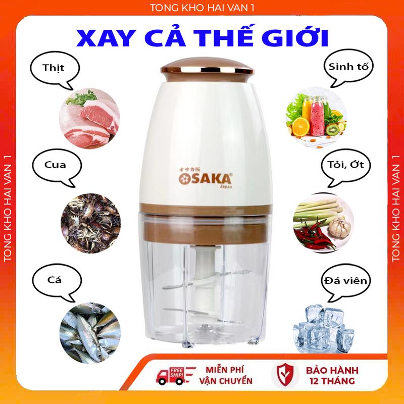  Máy Xay  Osaka Đa Năng Máy Say Sinh Tố Máy Xay Thịt Cao Cấp Lưỡi Dao Lớn Không Gỉ Bảo Hành 1 Năm 