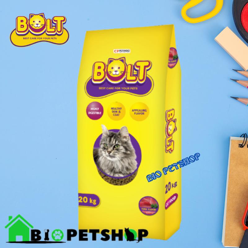 Makanan Kucing Bolt Adult Tuna Kibble Donat 4 kg Bolt Tuna Donat - Shop ...